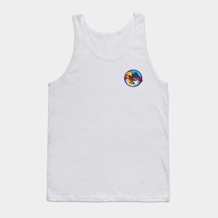 TAIWAN Formosan Bear Punches China - Taiwan Airforce Badge - Scramble! - WE ARE OPEN 24/7 - TAIWAN INDEPENDENCE SOLIDARITY - PROTEST CHINA Tank Top